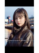 リークフー(Ree cu fuu)&nbsp;グレーベージュカラーダークアッシュベージュくすみカラー黒髪