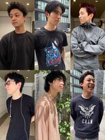 men's/無造作ショートスパイキーメンズカジュアルスタイル