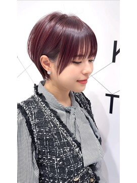 ハルキミナト ジャパン ヨコハマ(HARUKI MINATO japan YOKOHAMA) マッシュショート/レイヤー/髪質改善/インナーカラー/白髪ぼかし