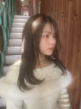 アヴァンス 天王寺店(AVANCE.) レイヤーカット×アンティークベージュ