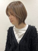 アルティーナプライベート(altina PRIVATE)&nbsp;ハイライトX透け感グレージュカラー