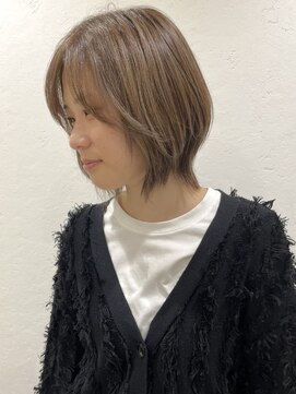 アルティーナプライベート(altina PRIVATE) ハイライトX透け感グレージュカラー