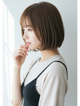 アントワープトーキョー(antwerp TOKYO) 30代40代50代内巻きボブフェイスレイヤー透明感カラー髪質改善