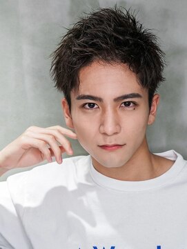 メンズヘアセンス 渋谷(MEN'S HAIR SENSE) 【SENSE渋谷】アップバングショート ソフトツイストメンズパーマ