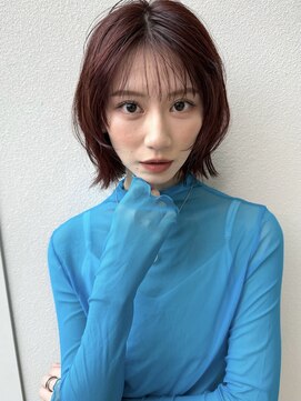 ミンクス 銀座店(MINX) MINX宇都　外はねレイヤーボブ　シースルーバング