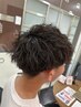 『早坂限定』men'sダメージレスパーマ＋aujuaケア￥16830