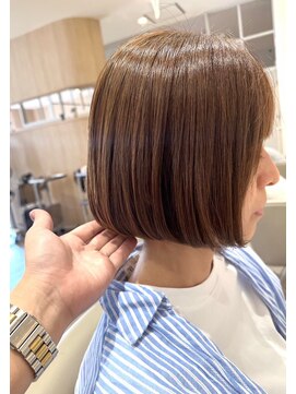 ルーチェココ ブラン(Lu'ce coco blanc) アプリコットオレンジつや感コンパクトボブ