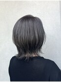 【LAMP HAIR DESIGN 堀田】グレイカラーハイライト/ブルーグレー