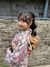 【2026/11.12日成人式当日】振袖着付け￥18,000  ※早朝料金別途