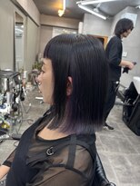 ファビ 渋谷(Fab) くびれヘア/暗めカラー/アプリコットオレンジ/縮毛矯正