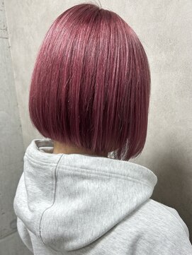 ルノン(LUNON) 暗めカラーグランマッシュデザインカラーフェイスフレーミング