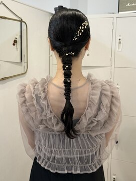 エイチ 梅田(H) マッシュショートハイライトハンサムショートヘアカラーパーマ