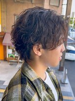 ヨリ サッポロ 札幌大通(yori SAPPORO)&nbsp;ニュアンスパーマ/センターパート/韓国マッシュ/ダークアッシュ