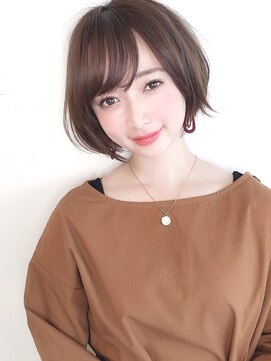 セイドット オモテサンドウ(Say. omotesando) Say.ショートボブ大人ショートひし形シルエットモーヴピンク青山