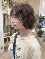 トリッカ 銀座(tricca)&nbsp;ボブパーマ/レイヤー/顔周りレイヤー/ボブ/ニュアンスパーマ