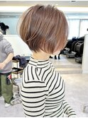 30代40代50代ハイライト銀座ショートヘア 松