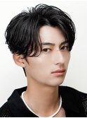ナチュラルニュアンスパーマセンターパート