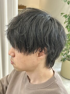 MEN’S HAIR/波巻ツイストスパイラル/フェザーパーマ/伊勢崎