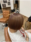 ボブ×ハニーベージュ