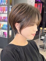 ブレス ヘアデザイン(BLESS hair design)&nbsp;静岡駅ショートカットショートボブ切りっぱなしボブタッセルボブ