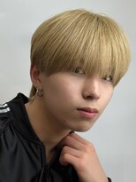 エルマーク 京都駅前(L-MARK)&nbsp;マッシュ/メンズ/ハイトーン/ダブルカラー/ブリーチ/眉毛