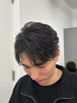 テンション(tension)&nbsp;メンズカットフェザーパーマニュアンスパーマ眉毛カット札幌大通