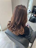 グラムヘアー(GLAM HAIR)&nbsp;白髪ぼかし×ベージュカラー