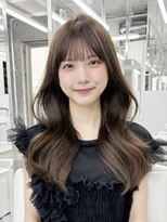 フォンズ(FONS)&nbsp;グレージュ　ショコラグレージュ　前髪カット　学割