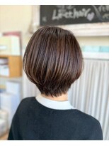 リエットヘア(Lie et.hair)&nbsp;朝のセットが楽になる絶壁解消 丸みショートボブ｜西尾市