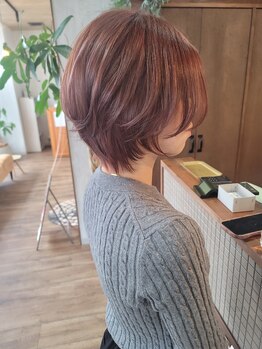 ノニ(no.2)の写真/【福井/丸っこショート＊】顔の形を綺麗に見せるハイセンスカット!扱い易いから家でも可愛くスタイリング♪