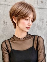 シー バイ ロンド 新宿(Sea by Lond)&nbsp;【福島】水光グレージュ耳かけくびれヘアショートボブ新宿