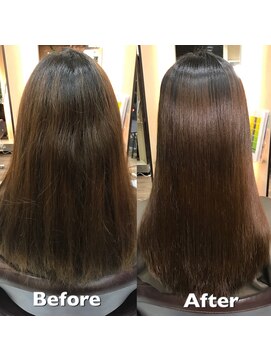 ビューティーアンドケアカロン(Beauty and Care CALON) 【銀座】梅雨の湿気対策！自然な仕上がりの髪質改善ストレート