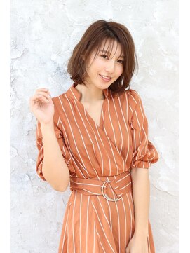 リーフ 掛川店(LeaF) ママでもおしゃれを諦めない★大人ボブ