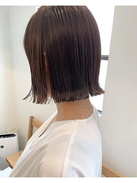 ステイシー(stay she) ぱつんとラインが可愛い♪切りっぱなしボブ