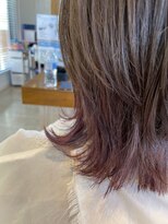 ラ メール ヘア デザイン(La mer HAIR DESIGN)&nbsp;ブリーチ★ウルフグラデーション　ピンクパープル