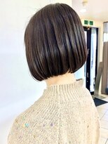 クオリス 上板橋店(QUALIS) 大人可愛い艶感ボブ★黒髪/20代/30代/前下がりボブ/肩ライン