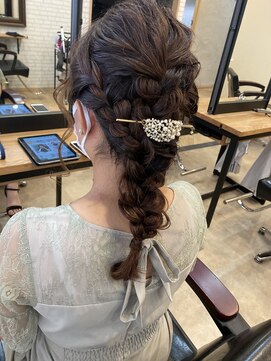 アールヘア(ar hair) お呼ばれアレンジ