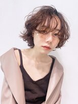 アイティーバイアルバム 藤沢店(IT by ALBUM)&nbsp;パーマスタイル_マッシュショートカーキグレージュ_8648