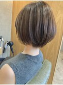 アッシュベージュショートボブ【佐藤和弥】