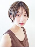 ミニーショート_グレージュカラーボブウルフココア_9300