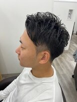 ロイ 西千葉駅前店(Roi)&nbsp;束感ショートアップバング波巻きツーブロック[西千葉/西千葉駅]