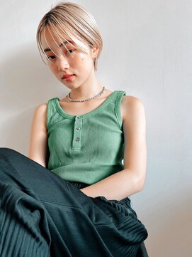 レニーバイエース(LANY by ACE) 【LANY横浜】 シースルーバング×ブロンドベージュ