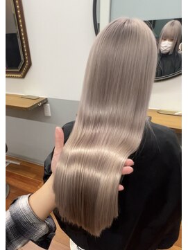 スキル 石岡(SKILL) ホワイトベージュ☆ハイトーンカラー