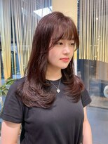 シティ(CITY)&nbsp;レイヤーカット/ブラウンカラー/顔まわりカット【大塚】
