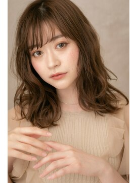 カバーヘア ブリス 志木南口駅前店(COVER HAIR bliss) □ピンクベージュ抜け感ニュアンスウェーブ103志木30代40代50代