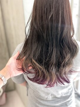 ミリィバイアヤラ 船橋店(MIRYI by ayala) 【AINA】3色グラデーション/ブリーチ1回/3色カラー