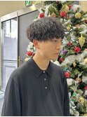 鈴木楓竜波巻きスパイラルパーマメンズマッシュ吉祥寺