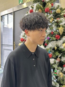 ゼスト 吉祥寺店(ZEST) 鈴木楓竜波巻きスパイラルパーマメンズマッシュ吉祥寺