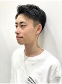 アップバングツーブロック バーバーフェードカットM1201