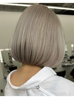 リノート バイ エゴル 太田川(Linoet by ENGOL)&nbsp;保存必須【海外風ハイトーンボブ】グレージュカラー